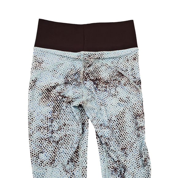 NUX Leggings Small Blue Black Snake Print - Picture 9 of 10